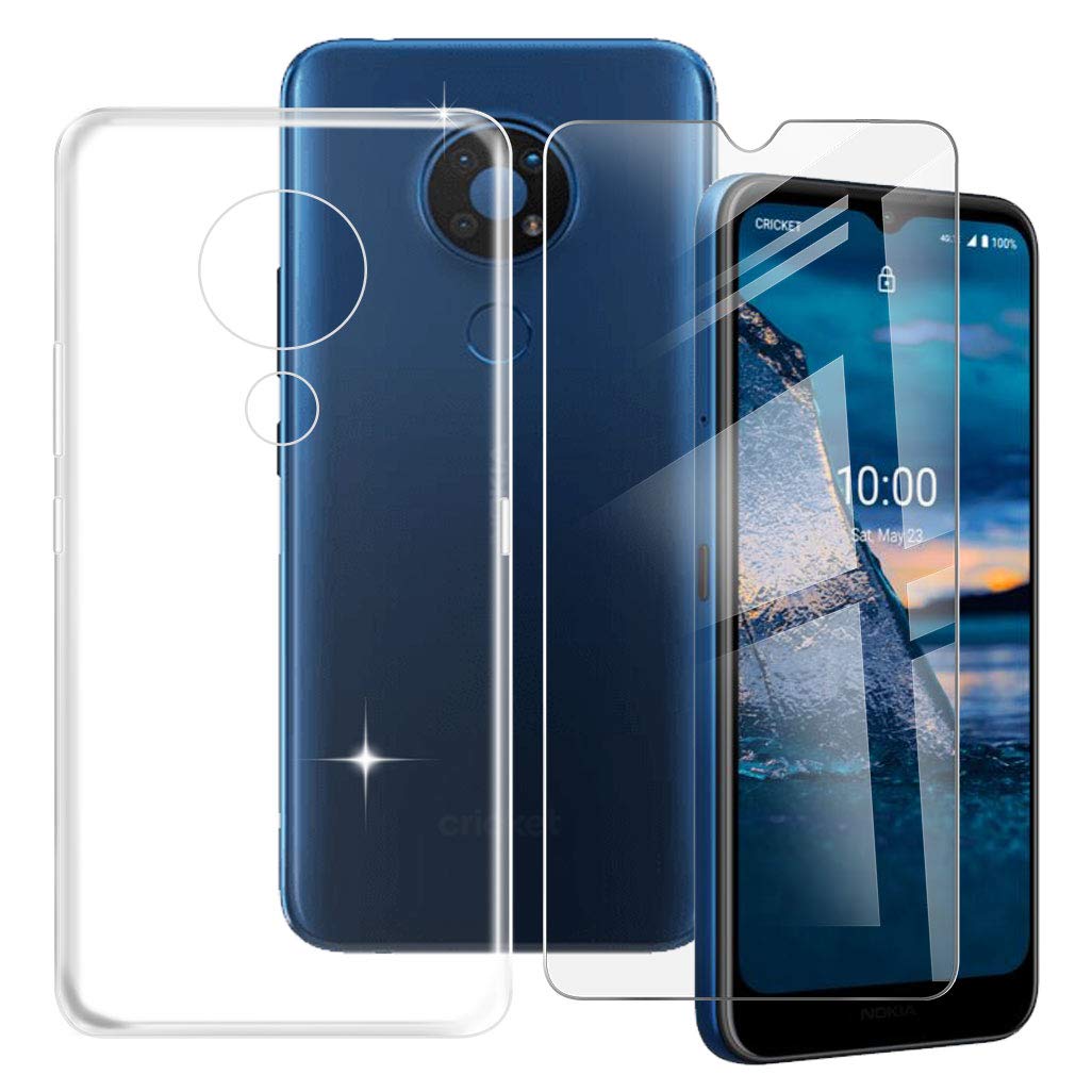 Hhuan Case Transparent Tempered Glass Screen Protector For Nokia