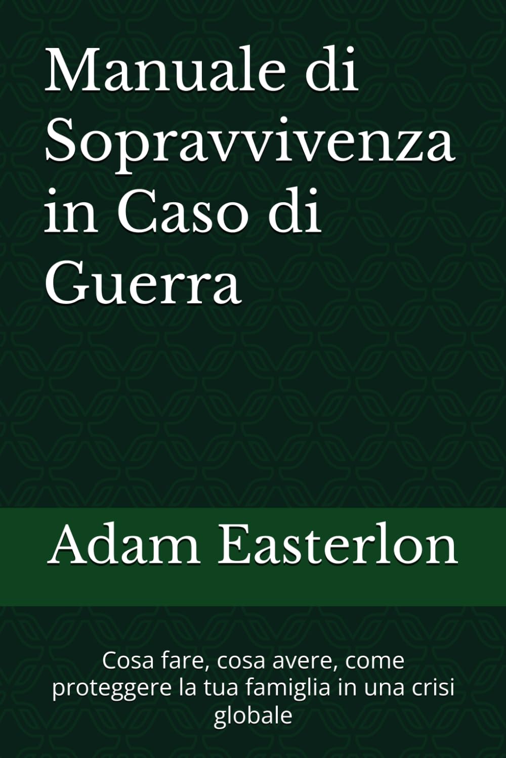 Manuale di Sopravvivenza in Caso di Guerra: Cosa fare, cosa avere, come proteggere la tua famiglia in una crisi globale