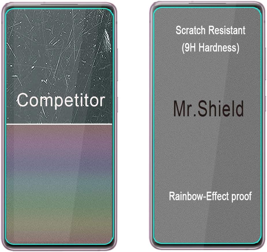 Mr.Shield [3-Pack] Designed For Samsung Galaxy S20 FE 5G / Galaxy S20 FE 5G UW [Fan Edition] [Tempered Glass] [Japan Glass with 9H Hardness] Screen Protector with Lifetime Replacement