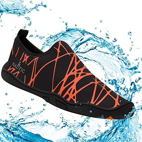 Sapatilha Neoprene Esportes Hibrida Antiderrapante (36, Preto/Laranja)