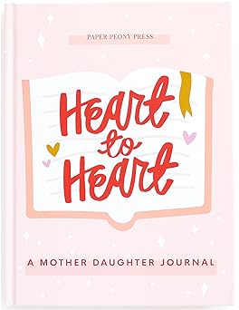 Heart to Heart Mother Daughter Journal with Prompts and Encouragement Cards
