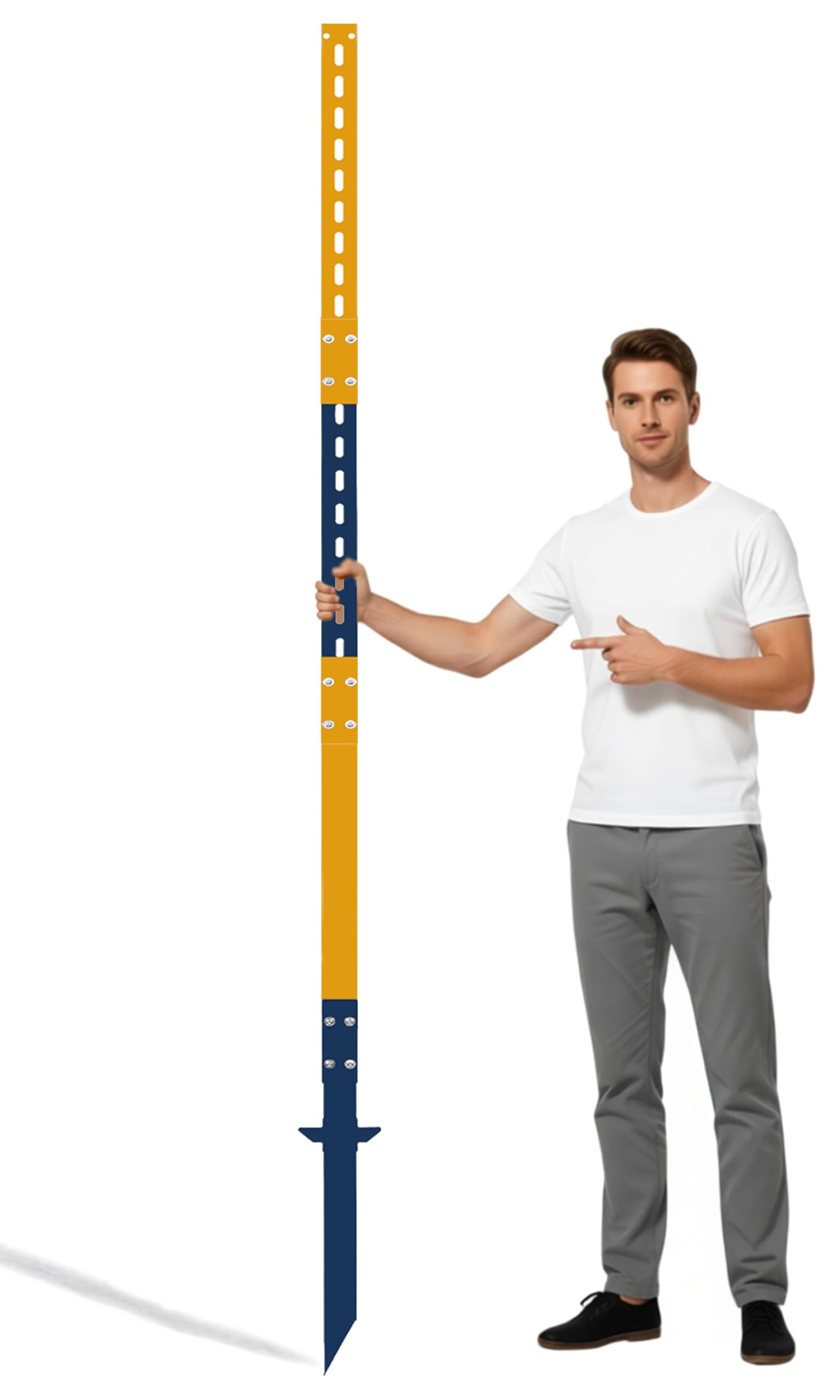 Panneau de signalisation de 2,4 m ajustable pour résoudre les soucis de trafic
