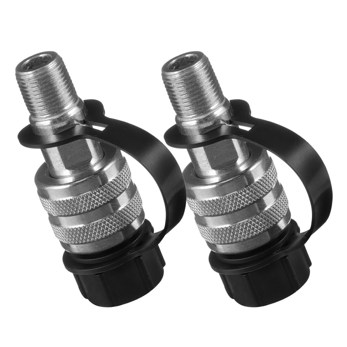 Acoplamiento rápido hidráulico 3/8 hembra con tapa antipolvo para motores de maquinaria de 2 piezas