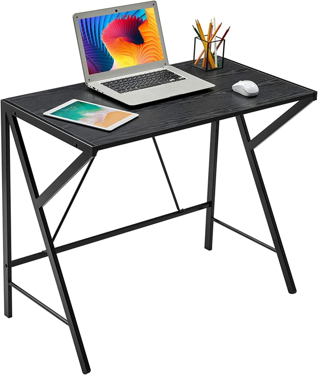 AINGOO Small Computer Desk 35’’ Kids Writing Study Desk for