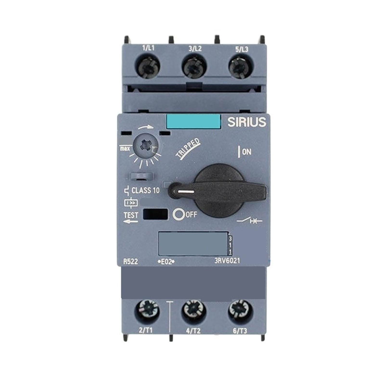 Interruttore automatico 3RV6021-4AA10 10-16A senza contatti ausiliari per la protezione e il controllo di motori industriali