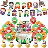 South park deko geburtstag geeignet für verschiedene anlässe, wie die dekoration von wänden und türen von häusern, verschiedene partys oder dekoration drinnen oder draußen.