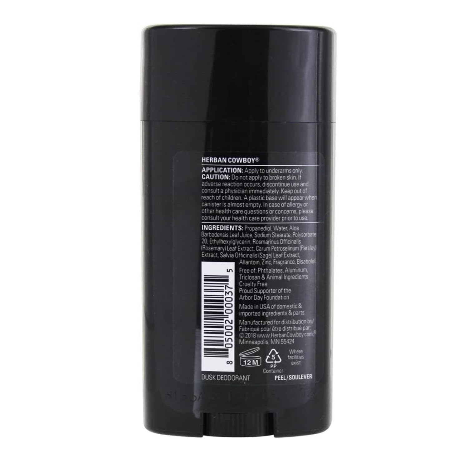 Herban Cowboy Deodorant, Dusk ,2.8 Ounce (Pack of 6) thumbnail 2