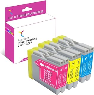 YC LC513PKS Compatible For Brother LC-51 LC-57 Color Ink Cartridge LC51 LC57 LC51C LC51M LC51Y For MFC-240C MFC-440CN MFC-685CW MFC-465CN 665CW MFC-885CW MFC-3360C FAX-1860C 2480C 1920CN 1960C Printer