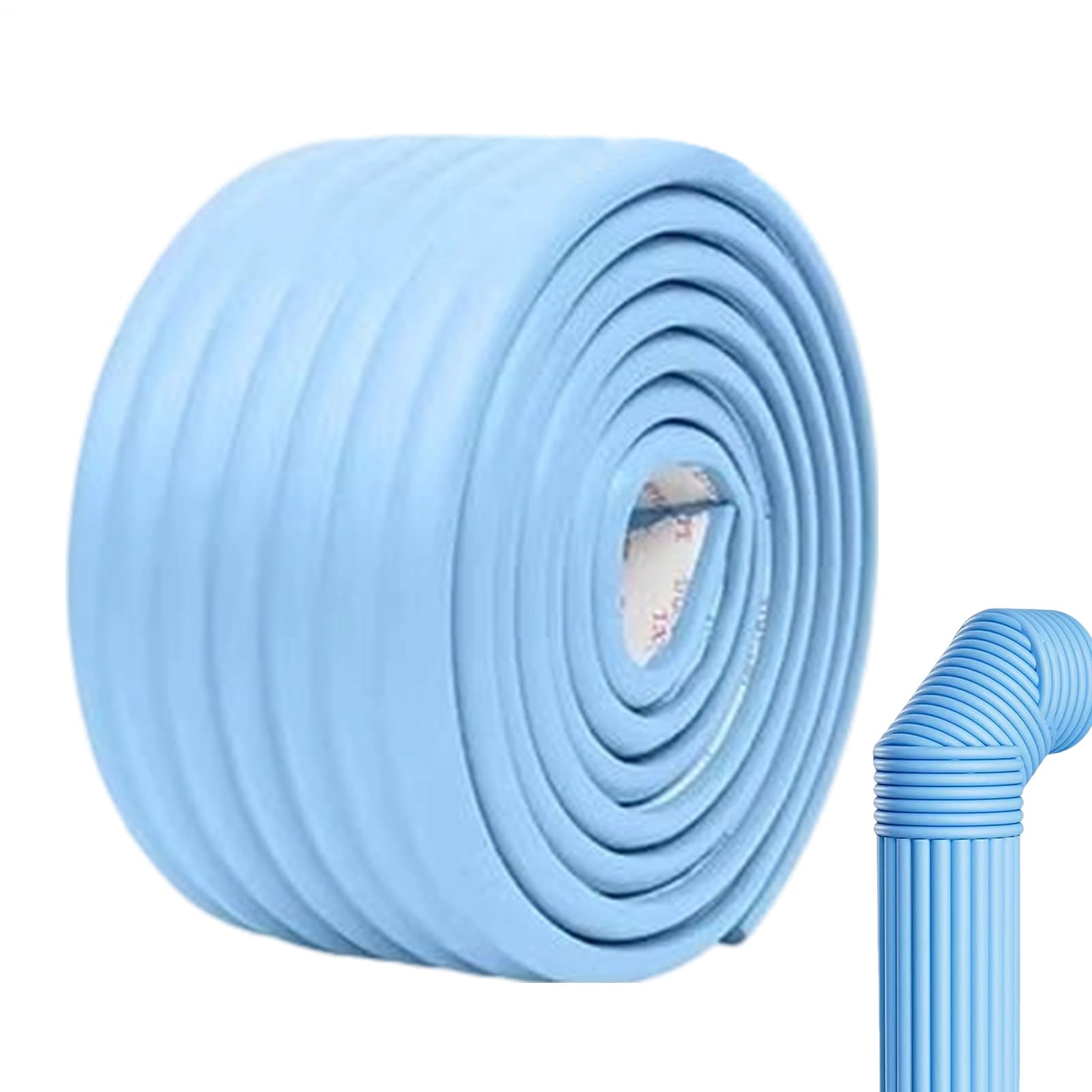 Pipe Wrap Insulation Tape, 3.2 inch x 6.6 Ft Pipe Insulation Lagging Wrap, Foam Adhesive Wraps Cover, Soft Self-Adhesive Cold-Proof Steam Pipes Insulations Wraps for Copper AC Line Garden Yard