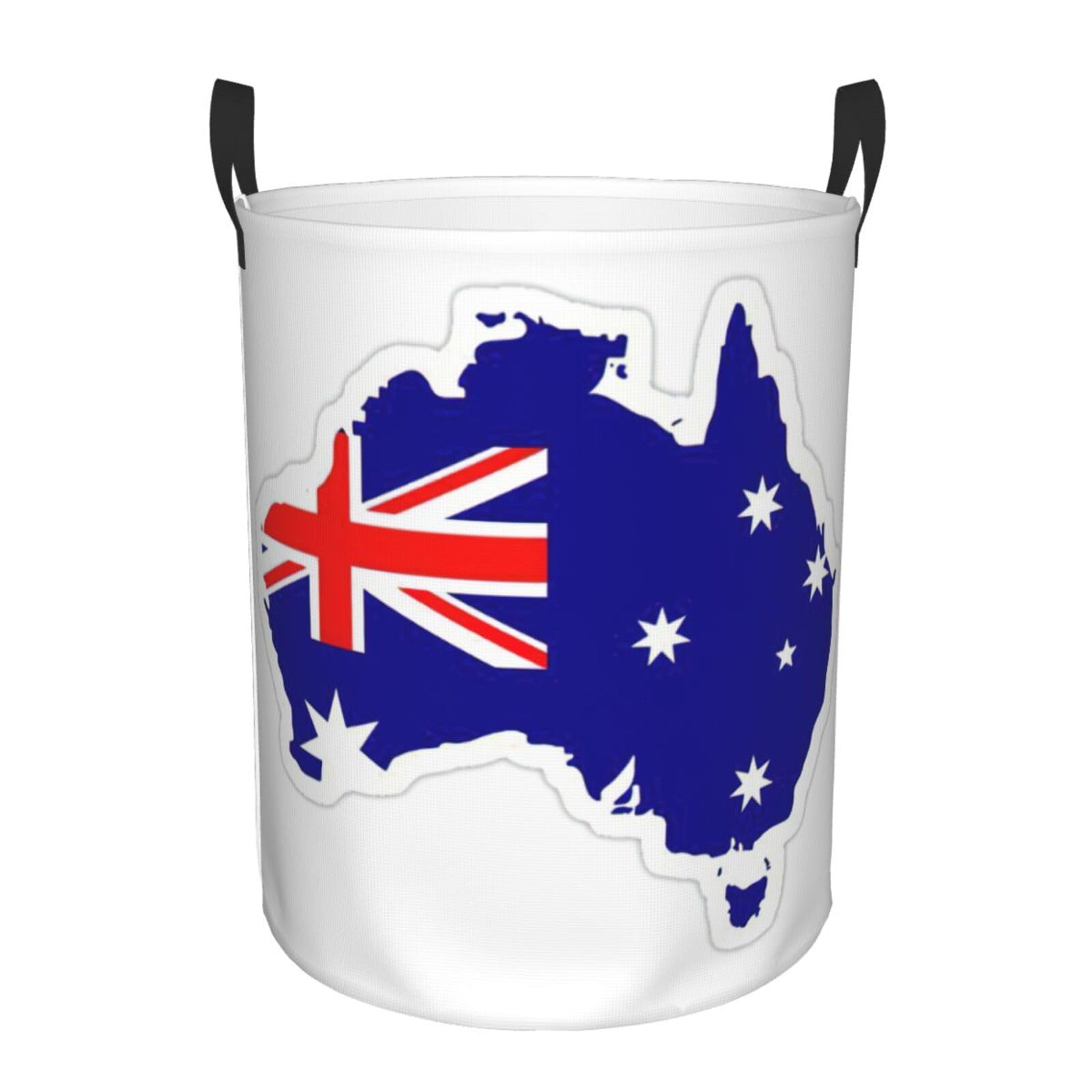 Grand panier à linge pliable motif drapeau australien pour textile