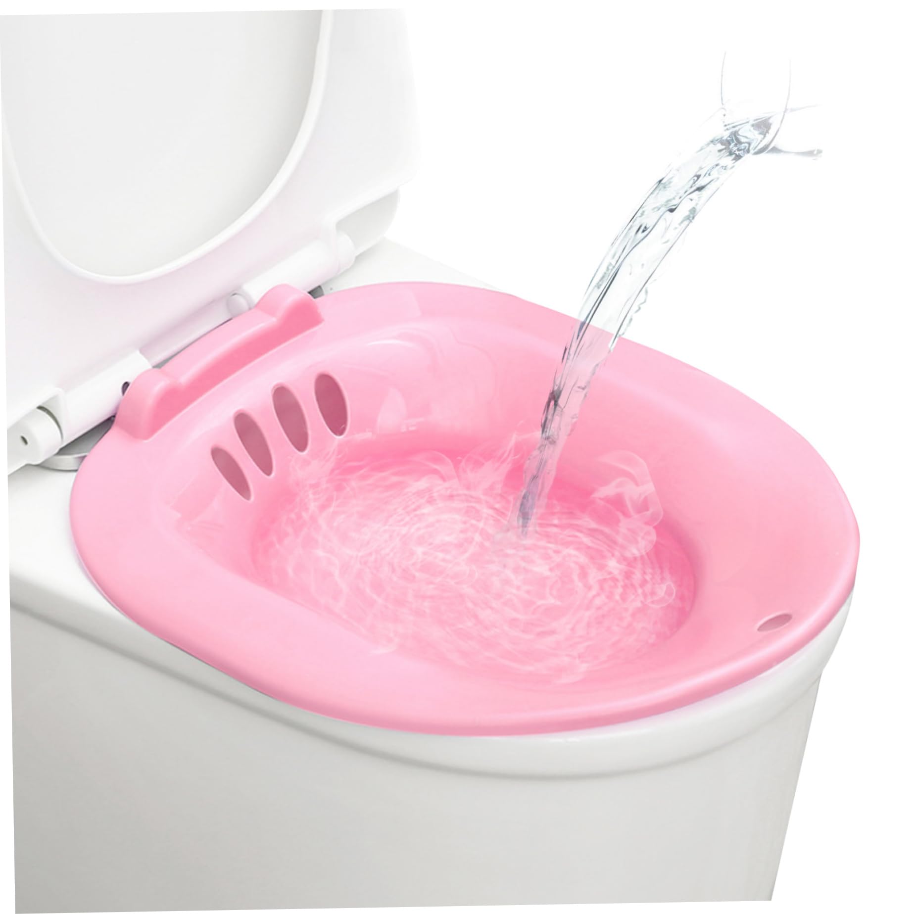 Gcroet 1pc Sitz Bath Portable Bidet Toilet Sage de Toilette Bidet Portable pour Les Toilettes Bidet L'attachement s'adapte aux Toilettes universelles pour Les blessures Post-Partum, Les hémorroïde