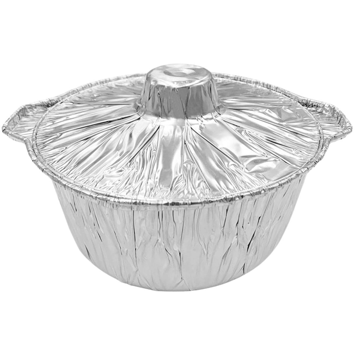 Bandeja Desechable 5300ml para Barbacoa de Papel de Aluminio | Plata, Uso Interior y Exterior, Apta para Horneado, Fácil de Almacenar y Transportar