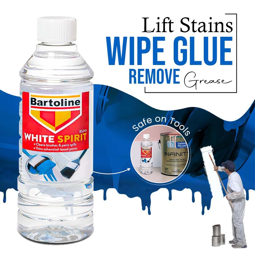 Pacer White Spirit 4L - For Thinning Oil-Based Paints And Cleaning Brushes