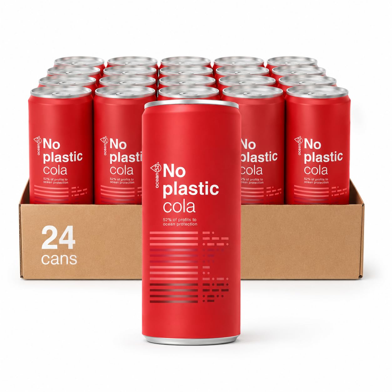Ocean52 Cola-Erfrischungsgetränk, kein Kunststoff, regulär.