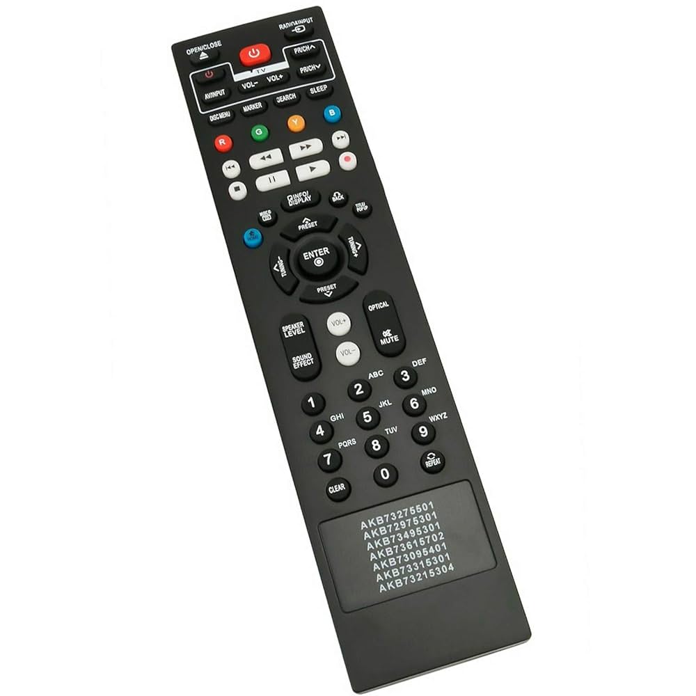 AKB73095401 交換用リモコン LG Blu-ray DISCプレーヤー BD611 BD550 BD555 BD611 BD630C BD640 BD640C Amazon.com: New Repalce Remote Control AKB73495301