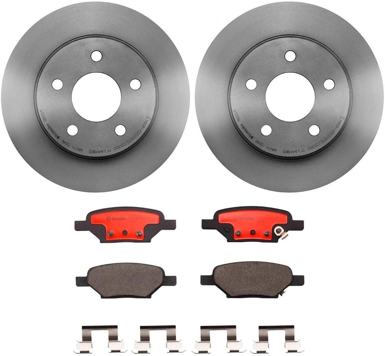 Brembo KT Series Premium Brake Kit (KT00911) — Pads and Rotors