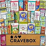 CRAVEBOX Easter Healthy Snack Box Variety Pack Care Package (35 Count) Gift Basket Kids Teens Men Wo