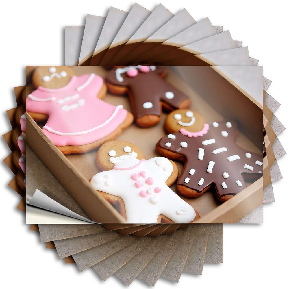 Funny Garden Decor Water Quote | Decorated Gingerbread Cookies in A Box. Love Durable Vinyl Sticker Easy Apply for Billiards(6X9CM)