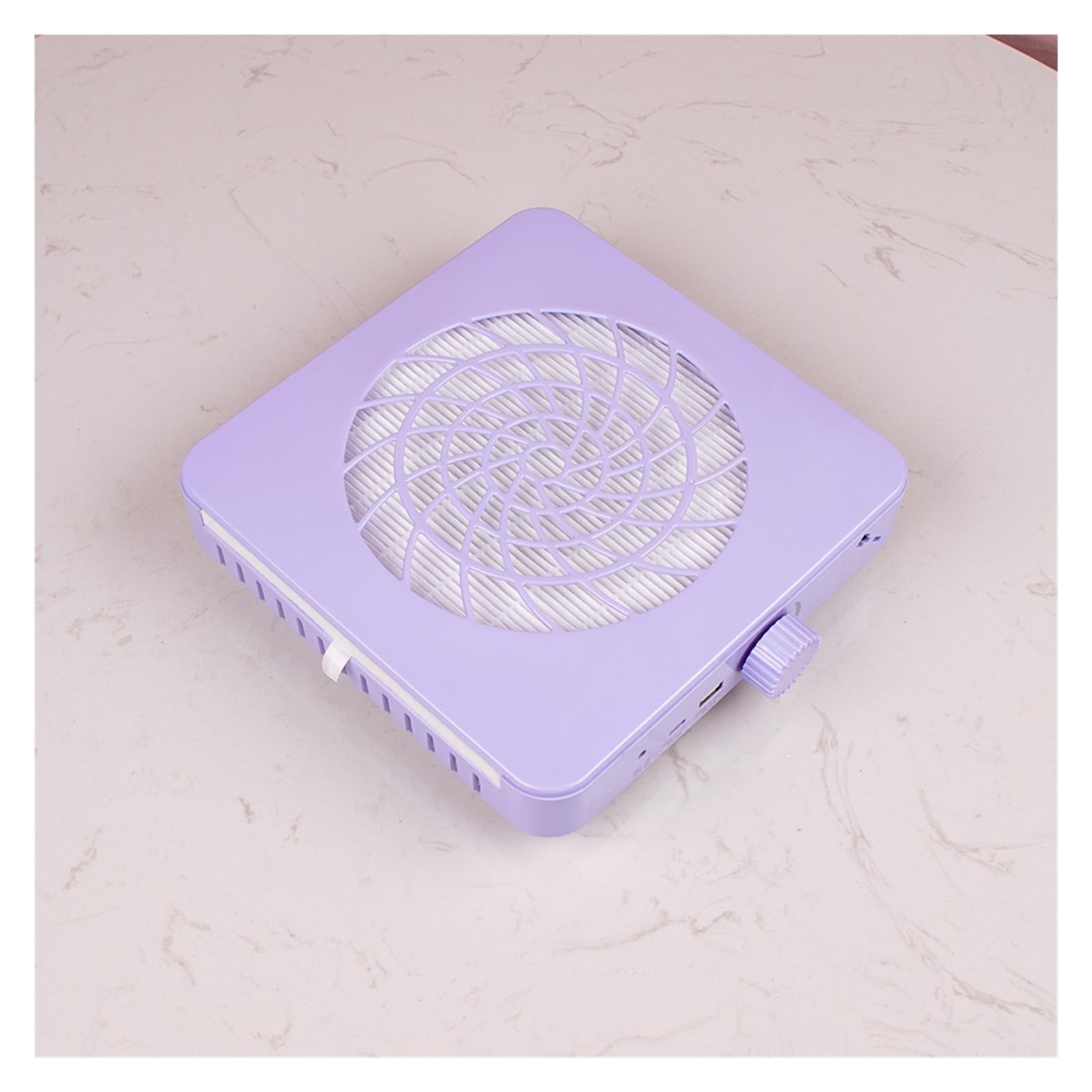 Motore Brushless Potente 48W Forte Aspirazione Collettore di Polveri for Unghie Aspirapolvere 3500RPM Una la Strumenti for Salone for La Pulizia Per il soggiorno o a casa(White)