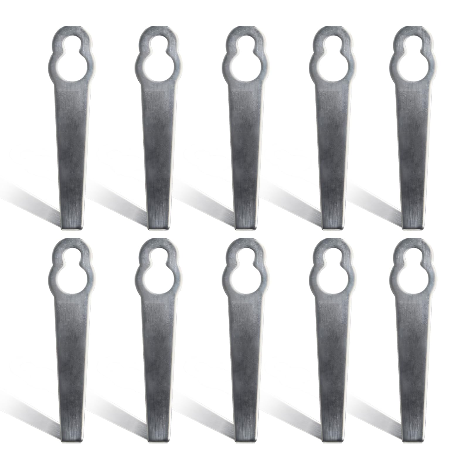 10 Lame Ricambio Per Tagliaerba - Acciaio Inox, Universali, Compatibili Con FRT18A, FRT20A1 E Altri Modelli - Foto 10