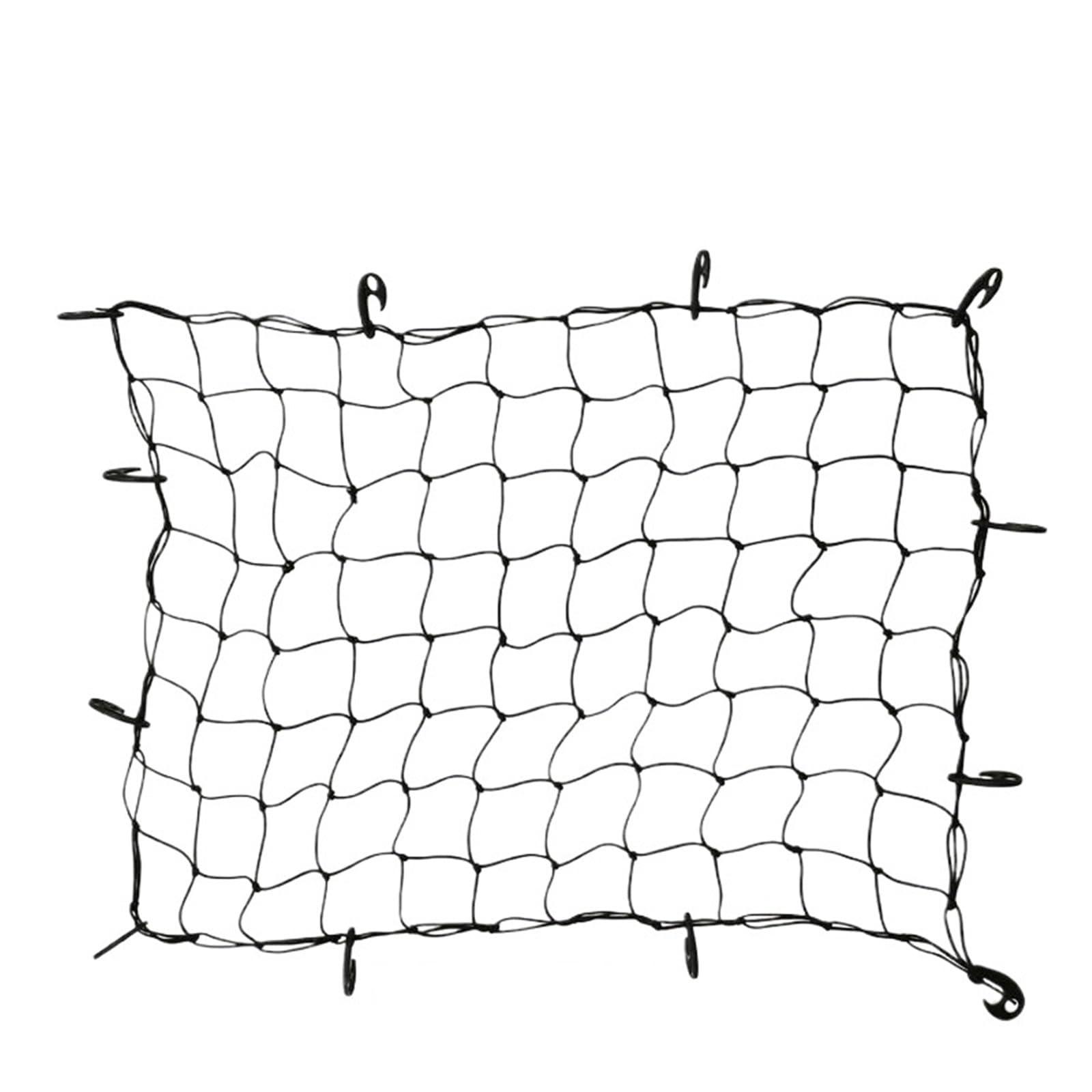 Rete portaoggetti for Bagagliaio in Nylon, Confezione da 2 Pezzi | Nero 120x90 cm Portabagagli da 2 pezzi: for il carico dell'auto