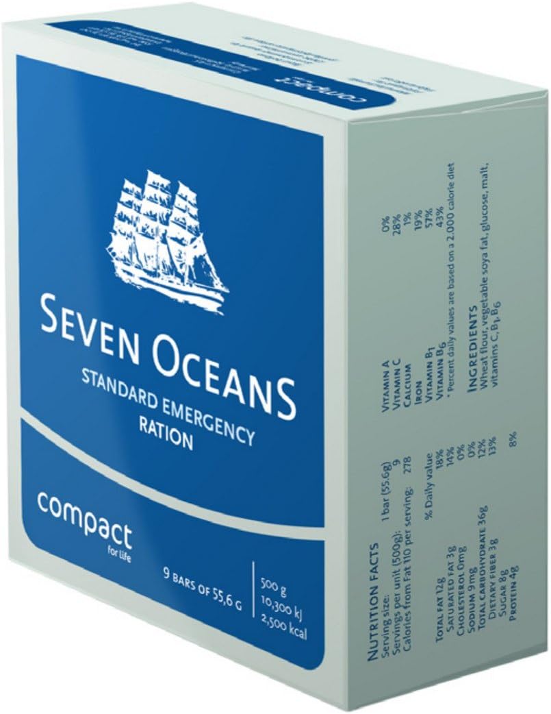 Seven OceanS® Emergency food rations sea