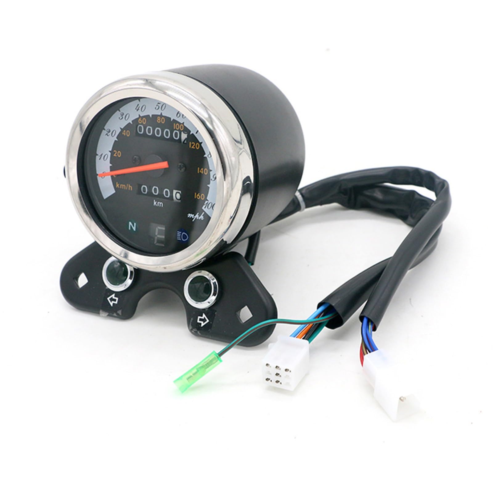 Contachilometri digitale universale for motociclette LCD LIGHT da 12 V, tachimetro, indicatore dell'olio personalizzato, for, Misuratore per motociclette