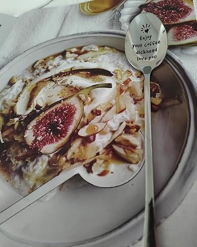 Miniatura 3 de Regalos de aniversario para el día de San Valentín para marido y esposa, disfruta de tu café, cuchara Dickhead Love You para novio, novia, amante