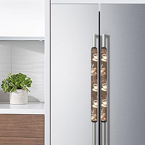 Miniatura 8 de DISNIMO Fundas para manija de puerta de refrigerador de otoño, calabaza, otoño, cosecha, Acción de Gracias, fundas para manijas de electrodomésticos