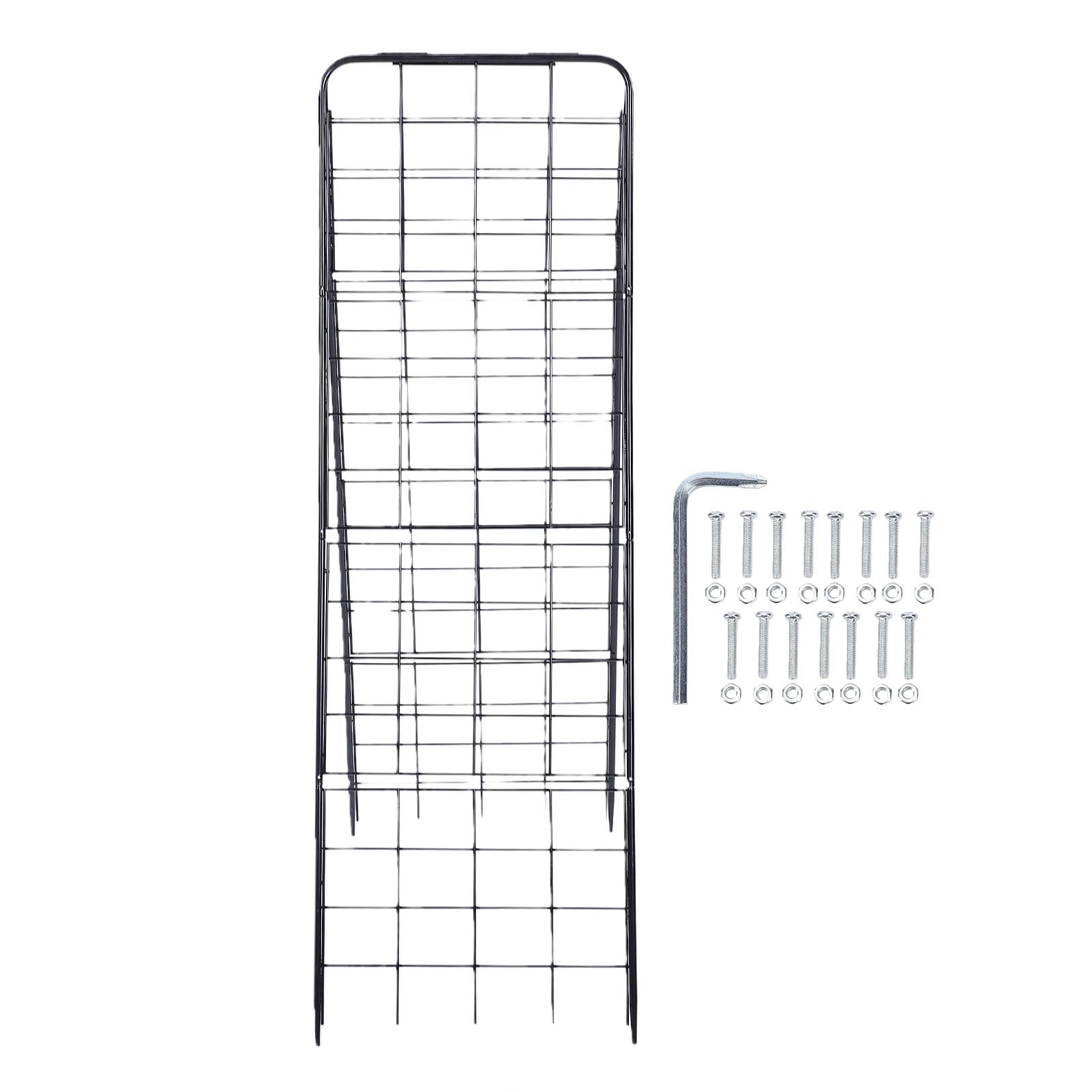 Marhynchus Rama Wsporcza dla Roślin w Kształcie Litery A Żelazna Rama dla Pomidorów z Regulowanym Kątem 127 X 43 Cm Wspornik z Siatki Stalowej Ogórków Fasola Podwyższone Grządki Ogrody Przydomowe