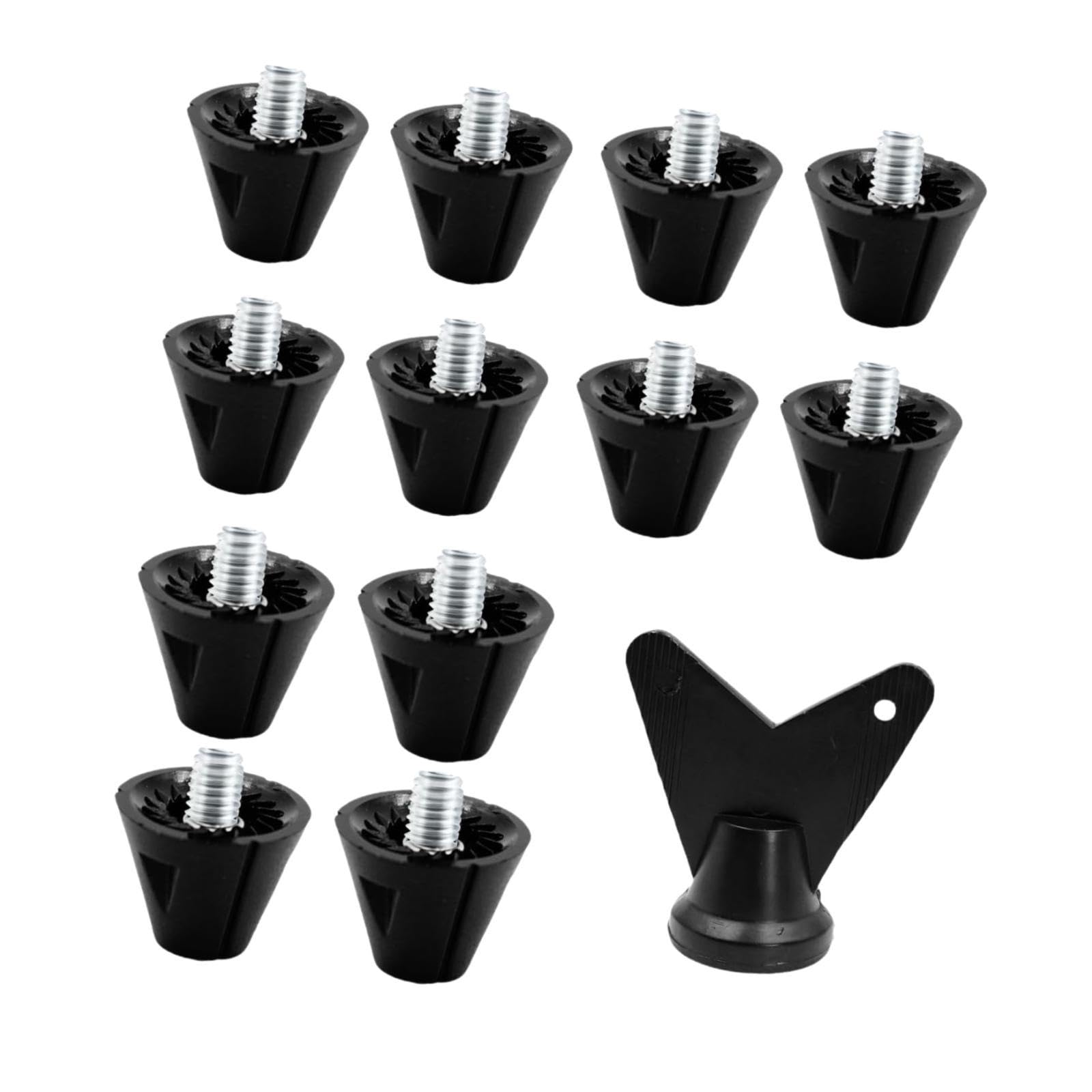 ATORSE 12 Pieces Football Boot Spikes Stable Soccer Studs for Sports Indoor Outdoor|Track & Field-image-28