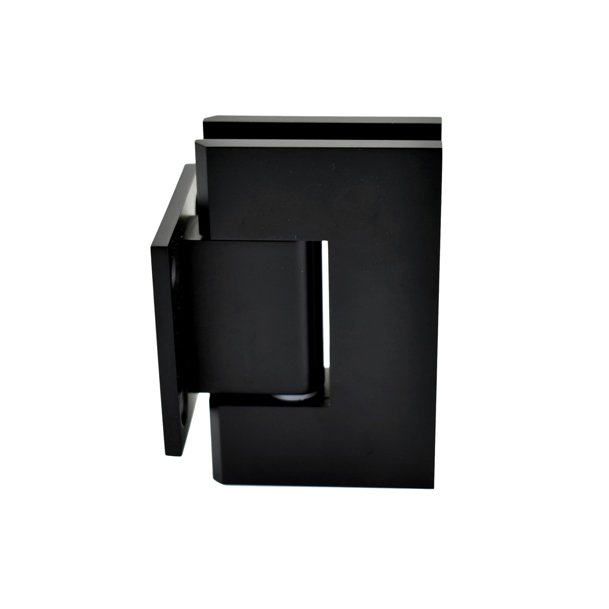 Photo 1 of MONT HARD Shower Door Hinge - Short Back Plate, Matte Black