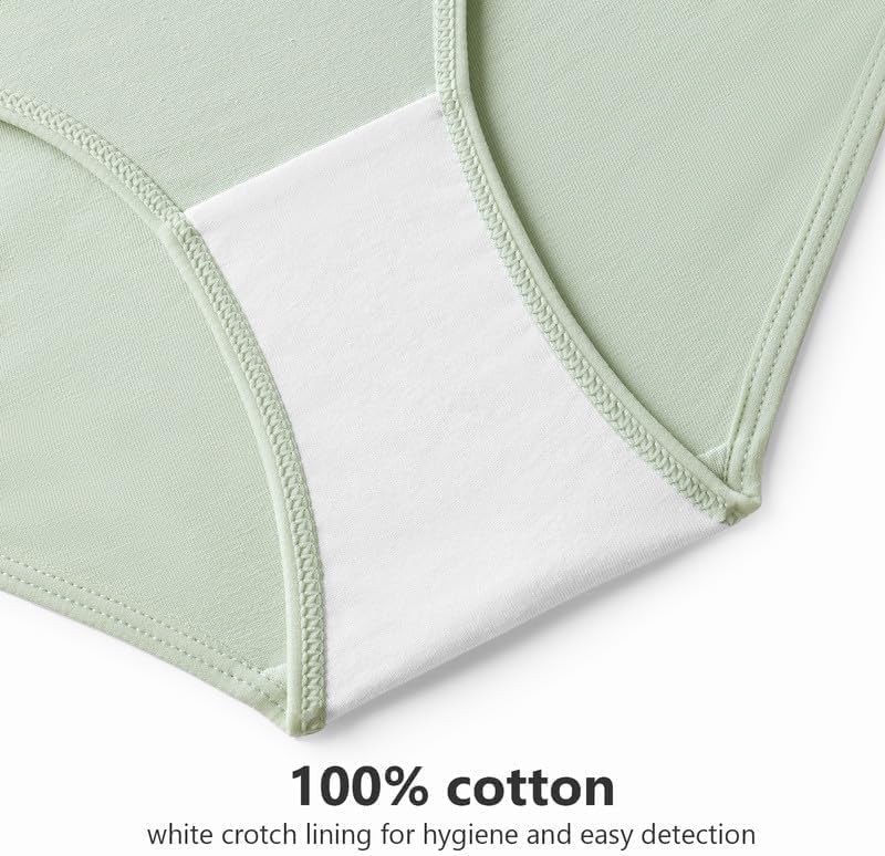 Angelhood Cotton Maternity Underwear Under Bump, Healthy Pregnancy Panties Postpartum Underwear 8 Pack with Laundry Bag - Image 4