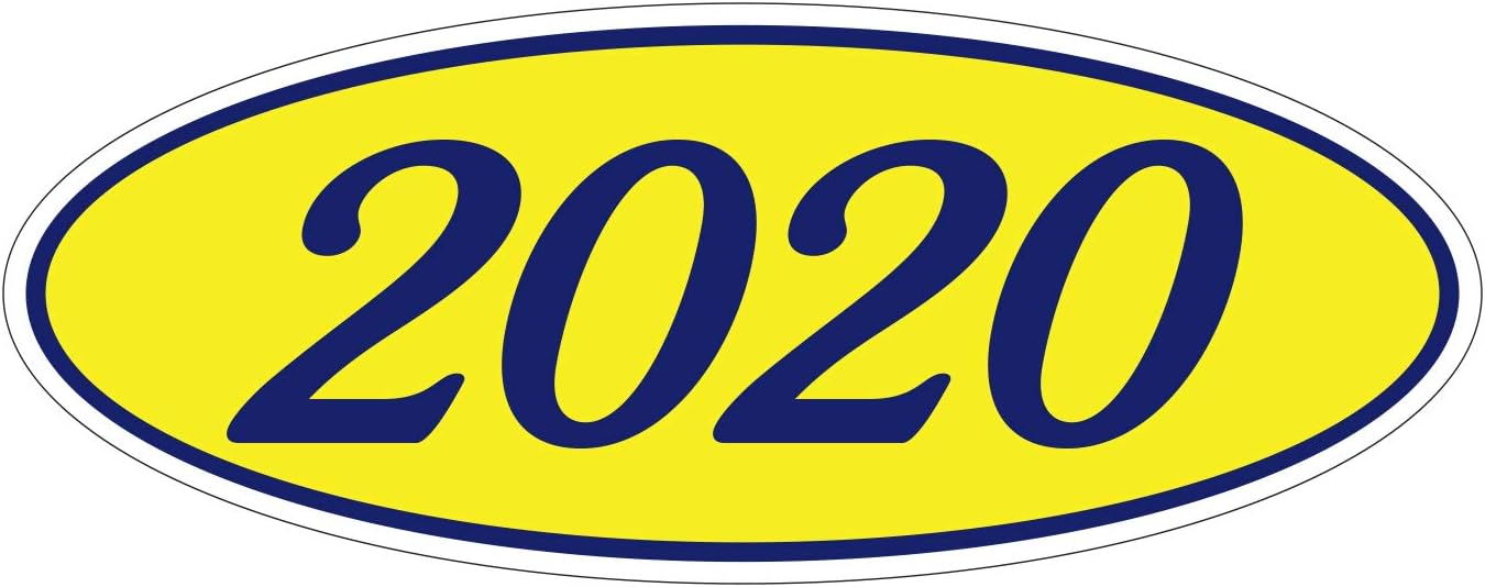 Amazon.com: Generic EZ Lettering LINE 2017 Oval Model Year Window ...