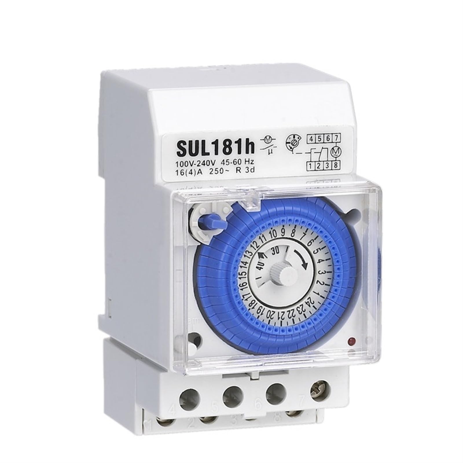 SUL181h Din Rail analogowy mechaniczny programator czasowy 30 minut programowalny 110 V 220 V timer