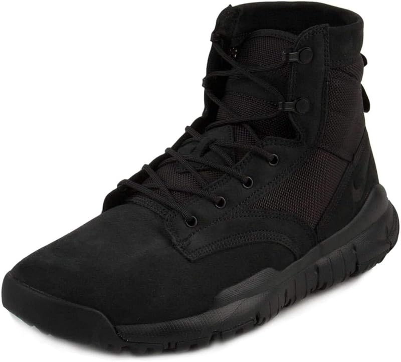 Nike Men's SFB 6" Leather Boots, Black/Black Black, 11.5
