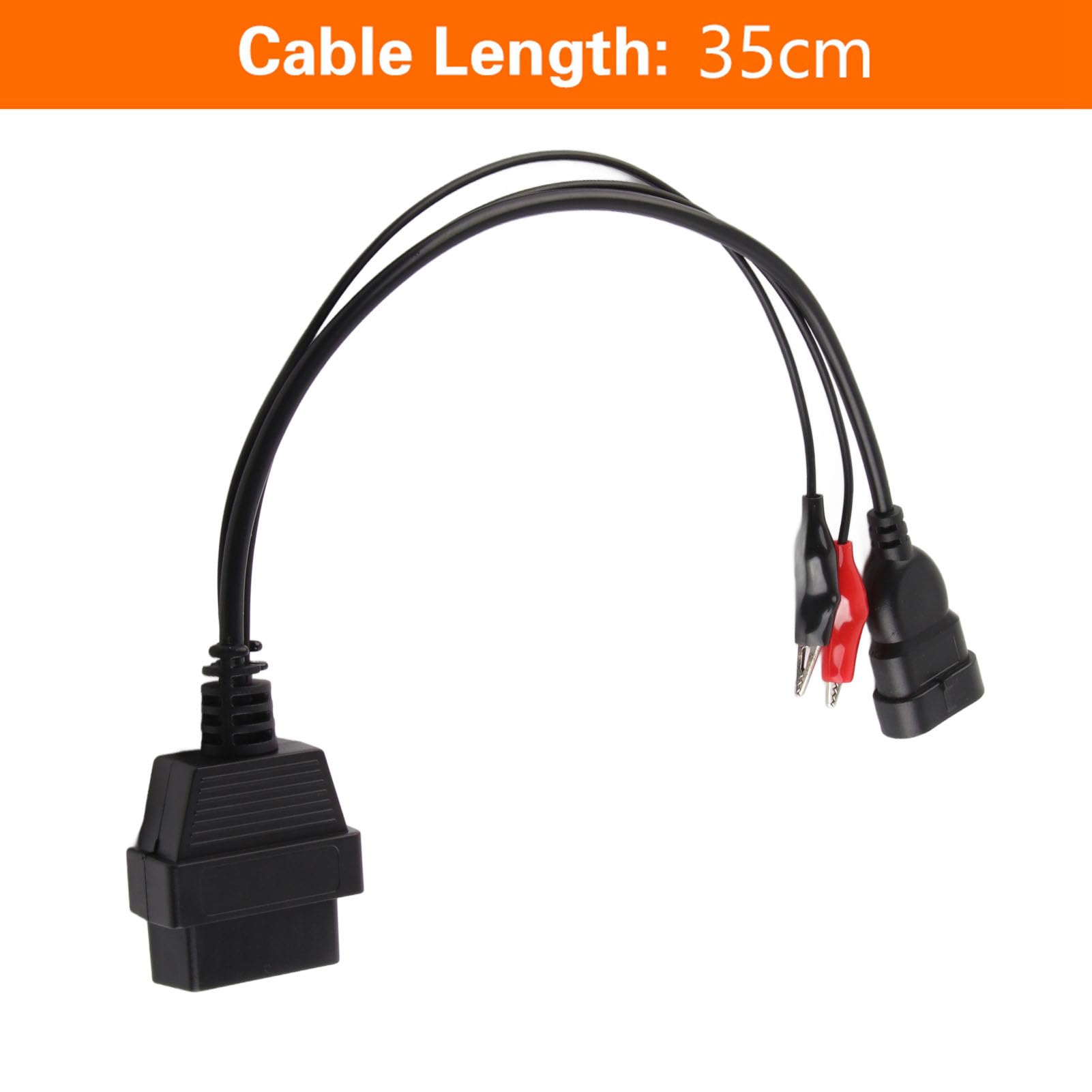 Kabel diagnostyczny, 3 pin do 16 pinów złącza adaptera OBD2 Wymiana kabla diagnostycznego dla kabla diagnostycznego Alfa