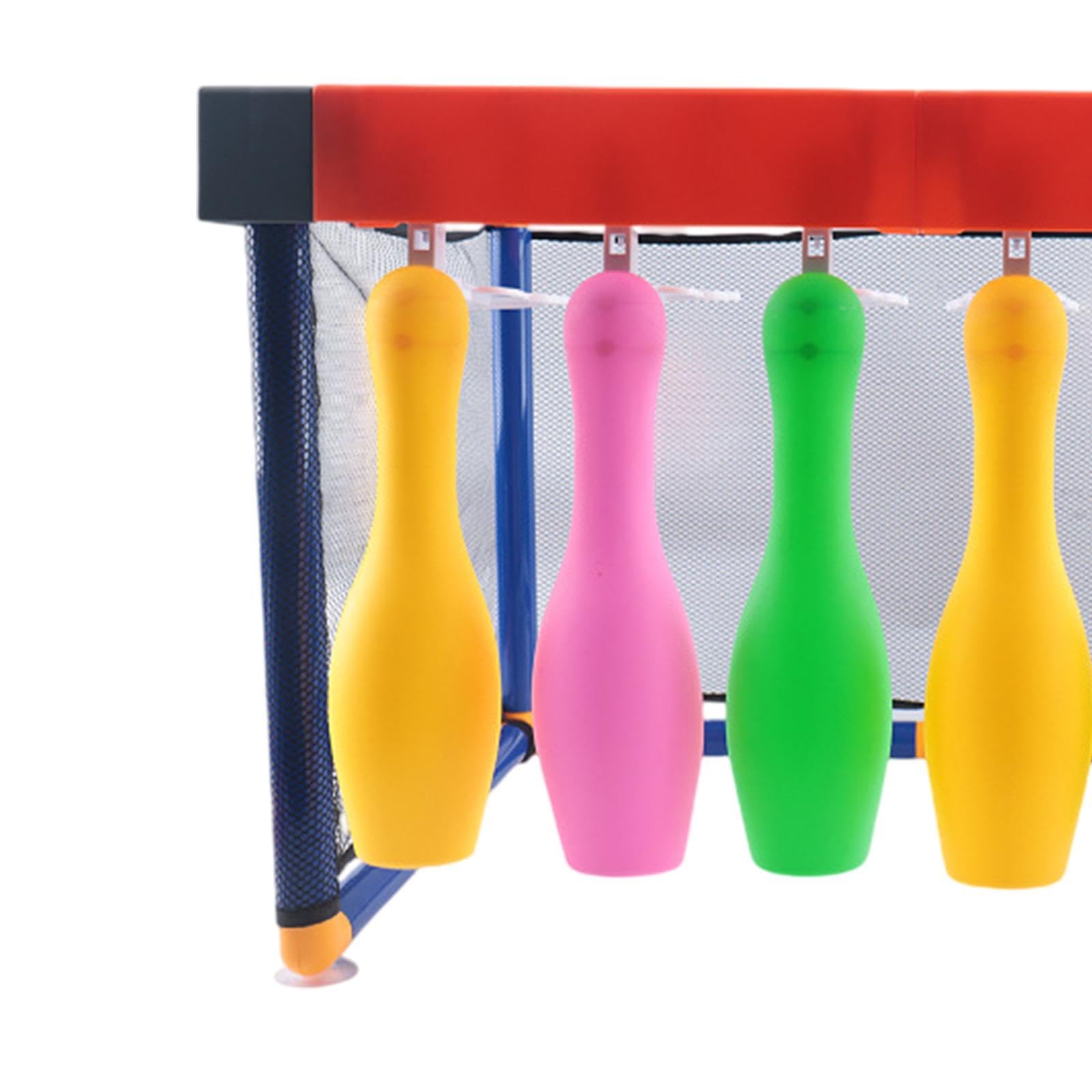 Perfeclan Juego de Bolos para niños, Juego de Deportes al Aire Libre, Juego de Habilidades motoras, Juego Familiar, Pelota de fútbol para niños pequeños de 3,