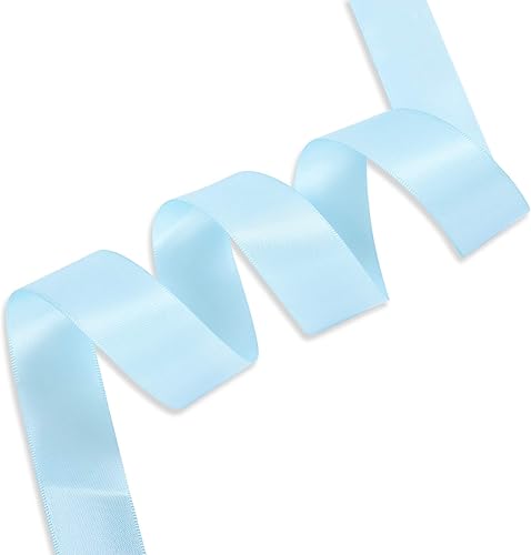 Miniatura 2 de Humphrey's Craft Cinta de satén de doble cara verde manzana de 18 pulgadas, 50 yardas, variedad de colores para manualidades, envoltura de regalos,