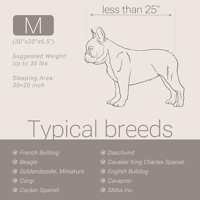 Cama Ortopédica para Perro Mediano 76cm Lavable con Almohada miniatura 7