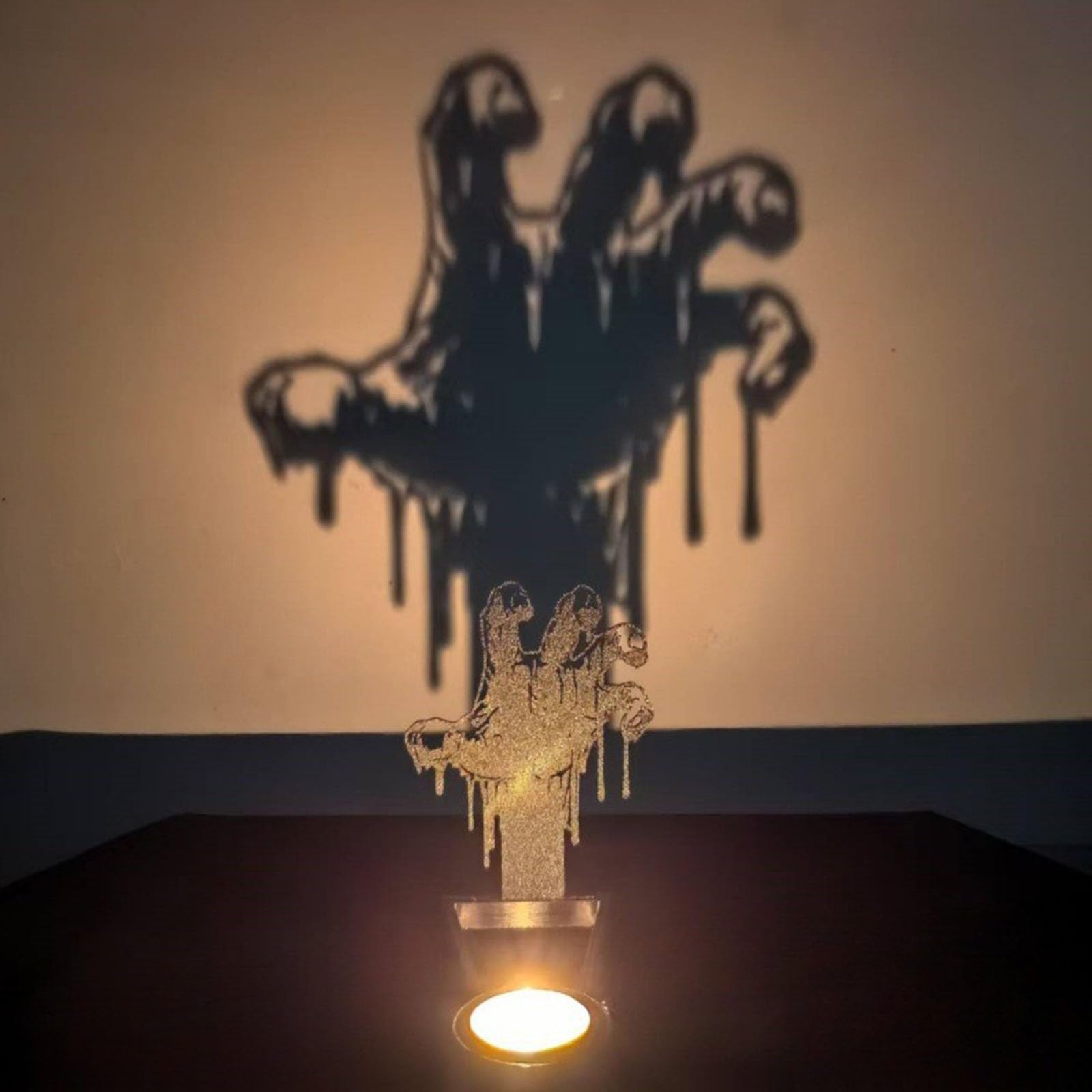 Buxuaaaa Halloween Holders Skull Theme Tabletop Decors Haunting Party Supplies Creative Centerpieces Halloween Party Supplies