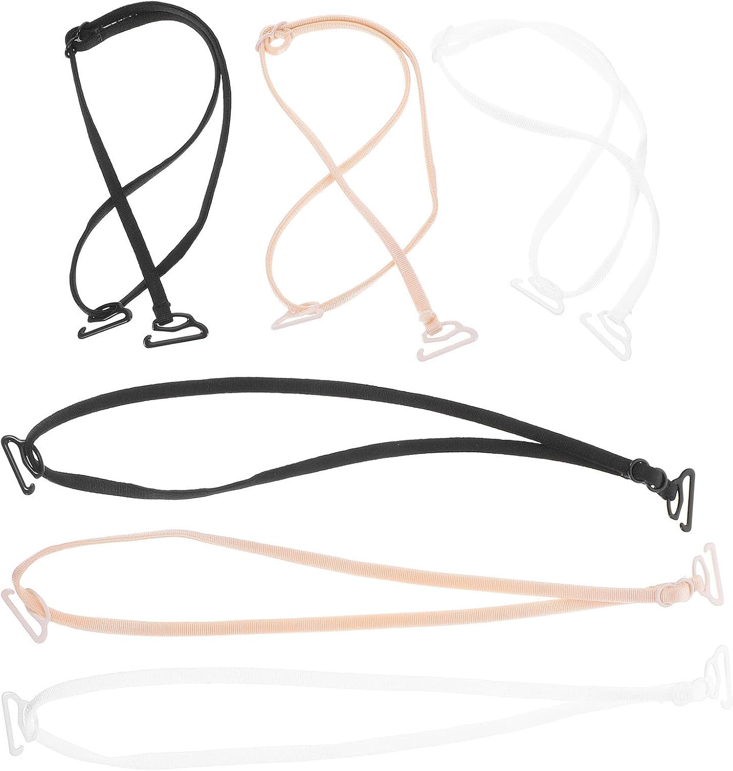 Bra Accessories Holder with Nylon Conceal Straps for Women 3Pcs Set