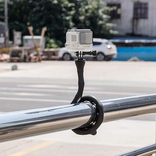 Miniatura 5 de Soporte de silicona flexible con ventosa para teléfono móvil de 3 a 6 pulgadas, color negro 2019.