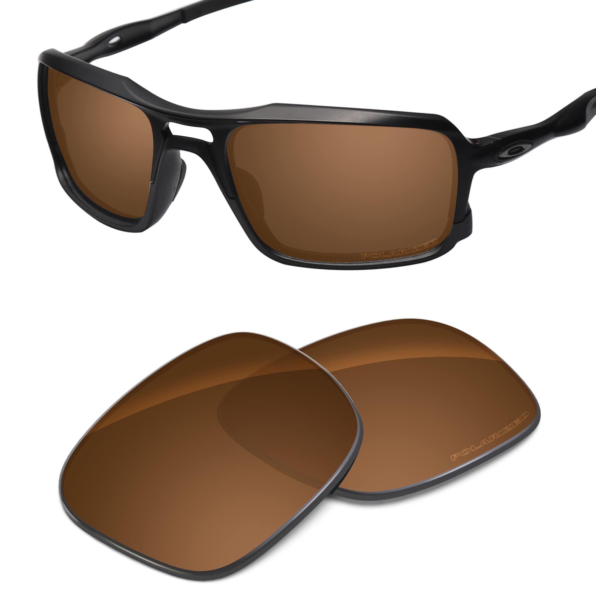 Performance Replacement Lenses Compatible with Oakley Triggerman OO9266 Polarized Etched-Nut Brown