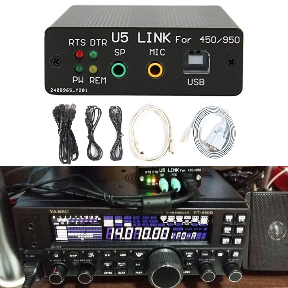 Adattatore PC Link per YAESU FT450D FT950D con interfaccia dati e voce standardizzata