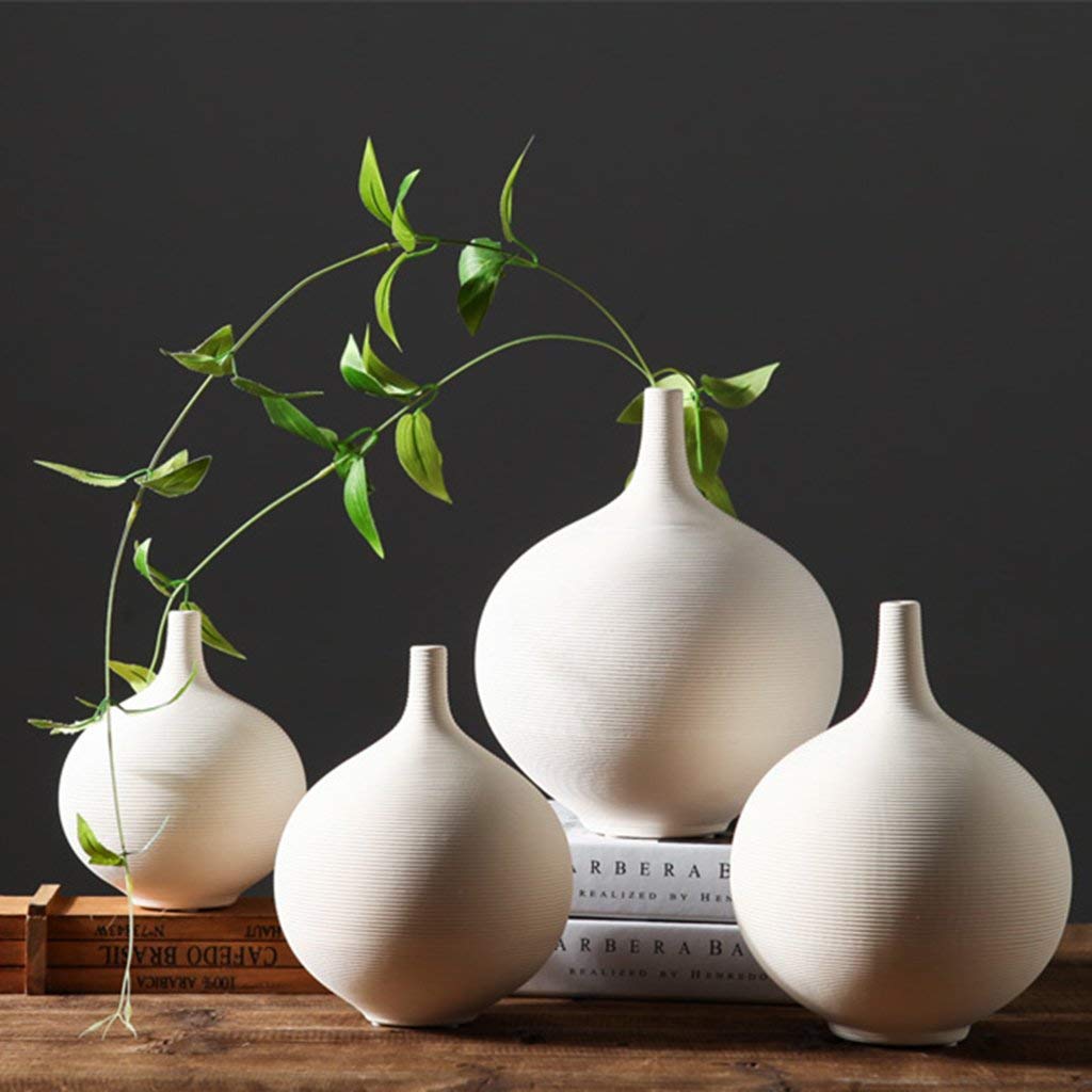 2 vasi in ceramica per fiori, da tavolo, decorazione per matrimoni, idea regalo, misura L