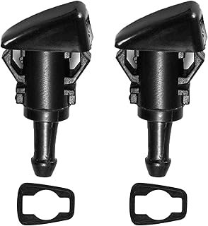 2 Pack Windshield Wiper Washer Nozzle Spray Jet Kit Fit for 2001-2010 Chrysler Pt Cruiser, 2005-2010 Chrysler 300,2006-2010 Dodge Charger, 2007-2013 Dodge Journey, 2007-2012 Dodge Caliber