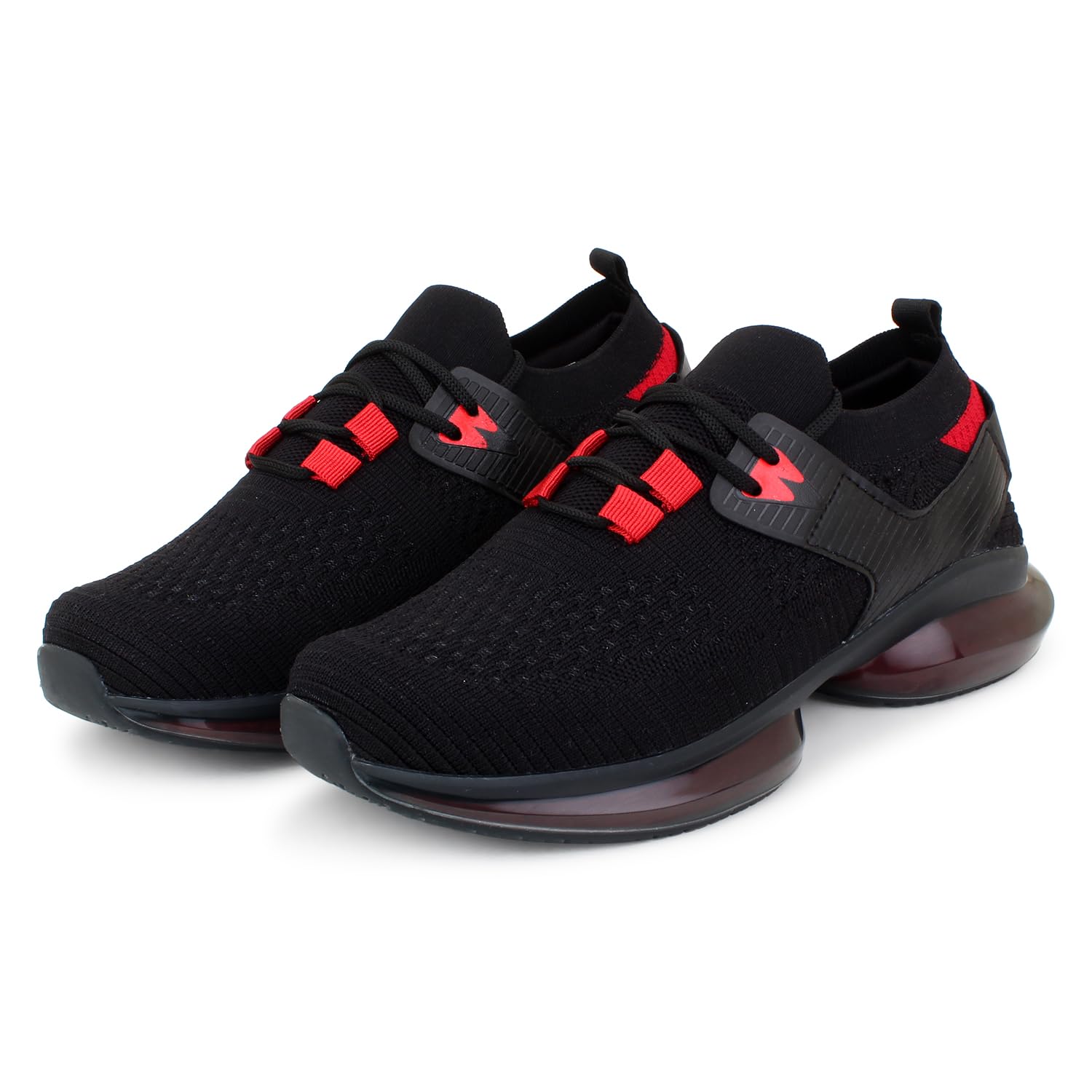 PICAASO Arcade Sports Shoes for Men | Running, Walking, Gym Shoes | Lightweight and Comfortable | Casual Shoes for Men | Ideal for Gents & Boys Black-Red (B0CBBB2BW3) Amazon Price History, Amazon Price Tracker