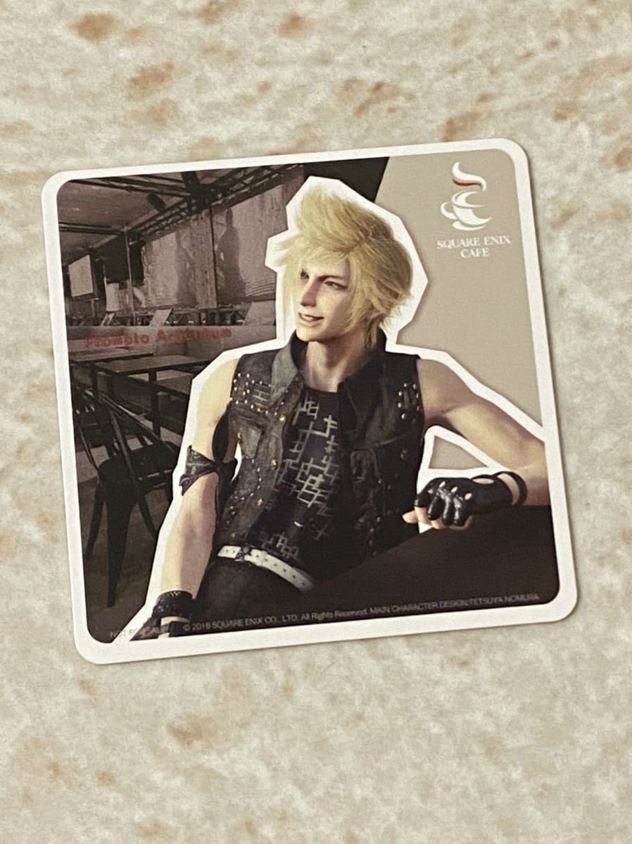 Amazon.co.jp: スクエニカフェ FF15 特典 コースター 第2弾 プロンプト