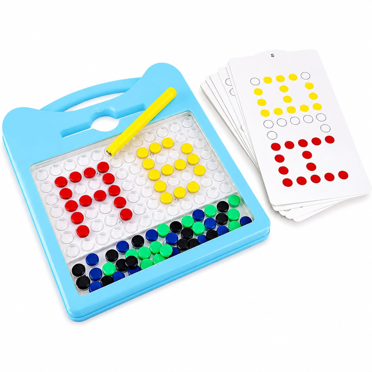 Magnetic Drawing Board for Toddlers - Blue -1